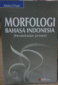 Morfologi Bahasa Indonesia (Pendekatan Proses)