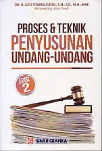 proses dan teknik penyusunan undang-undang