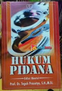 Hukum Pidana (Edisi Revisi)