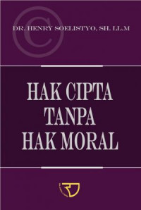 Hak Cipta Tanpa Hak Moral