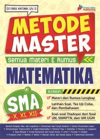 Metode Master Semua Materi dan Rumus Matematika SMA X, XI, XII