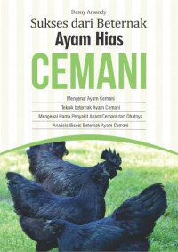 Sukses dari Beternak Ayam Hias Cemani