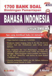 1700 Bank Soal Bimbingan Pemantapan Bahasa Indonesia Untuk SMA/MA