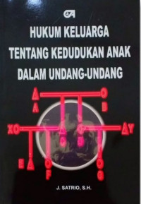 Hukum Keluarga Tentang Kedudukan Anak Dalam Undang-Undang