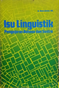 Isu Linguistik : Pengajaran Bahasa dan Sastra