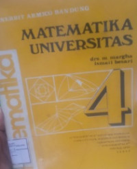 Matematika Universitas, Jilid IV