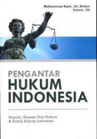 PENGANTAR HUKUM INDONESIA: Sejarah, Konsep Tata Hukum dan Politik Hukum Indonesia