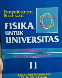 Penyelesaian Soal - Soal Fisika Untuk Universitas II