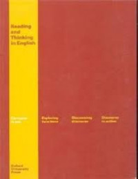 Reading And Thinking In English : Concepts In Use
