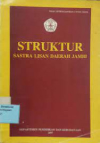 Struktur Sastra lisan daerah Jambi