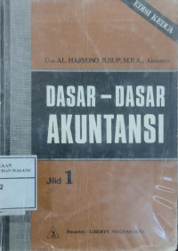 Dasar-Dasar Akuntansi jilid I