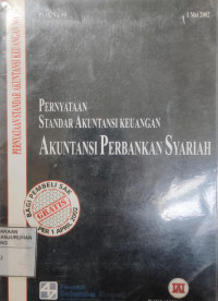 Pernyataan Standar Akuntansi Keuangan : Akuntansi Perbankan Syariah