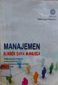 Buku Ajar : Manajemen Sumber Daya Manusia (dilengkapi dengan Silabus dan Soal Latihan)