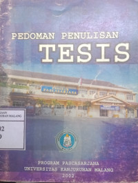 Pedoman Penulisan Tesis