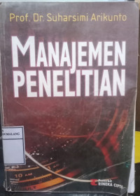 Manajemen Penelitian (Cet. Ke-2)