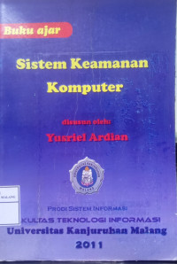 Buku Ajar : Sistem Keamanan Komputer