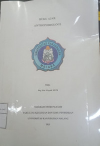 BUKU AJAR - ANTROPOBIOLOGI