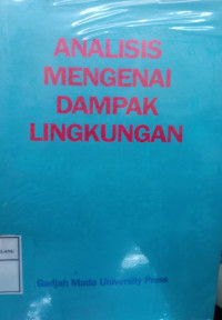 Analisis Mengenai Dampak Lingkungan