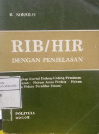 RIB/HIR : Dengan Penjelasan