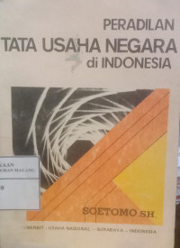 Peradilan Tata Usaha Negara di Indonesia