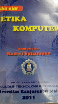 Image of Etika Komputer