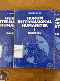Image of Hukum Internasional Humaniter 1 (Bagian Umum)