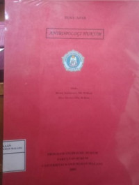 Buku Ajar: Antropologi Hukum