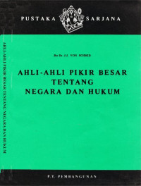 Ahli-Ahli Pikir Besar Tentang Negara Dan Hukum