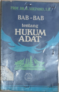 Bab-Bab Tentang Hukum Adat