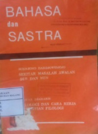 Bahasa dan Sastra