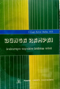 Bunga Rampai : Beberapa Aspekta Hukum Adat