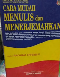 Cara Mudah Menulis dan Menerjemahkan