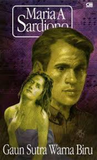 Gaun Sutra Warna Biru