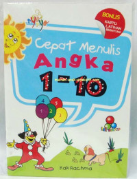 Cepat Menulis Angka 1-10