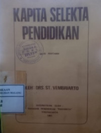 Kapita selekta pendidikan