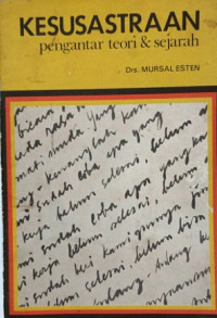 Kesusastraan : Pengantar Teori & Sejarah