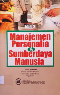 Manajemen Personalia dan Sumberdaya Manusia