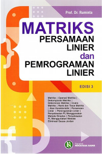 Matriks Persamaan Linier dan Pemrograman Linier