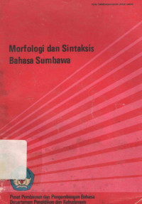 morfologi : sintaksis bahasa sumbawa
