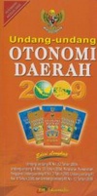 UNDANG-UNDANG OTONOMI DAERAH 2009