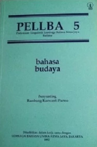 PELLBA 5: Bahasa Budaya