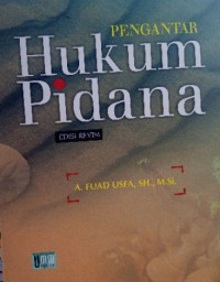Pengantar Hukum Pidana