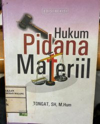 Image of Hukum Pidana Materiil