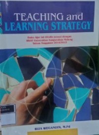Buku Ajar : Teaching and Learning Strategy