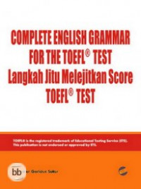 Complete English Grammar For The TOEFL Test