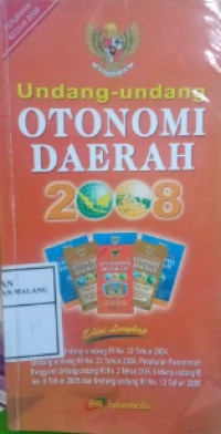 Undang-Undang Otonomi Daerah