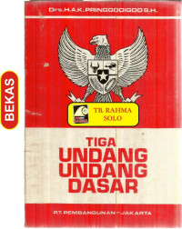 Tiga Undang-Undang Dasar